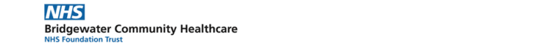 Bridgewater Community Healthcare NHS Foundation Trust Logo