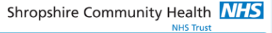 Shropshire Community Health NHS Logo