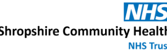 NHS Trust Shropshire Community Health Logo