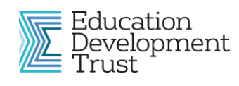 Education Development Trust Logo