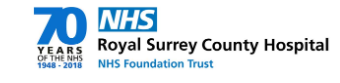 NHS Royal Surrey County Hospital Logo
