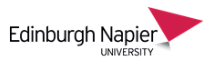 Edinburgh Napier University Logo