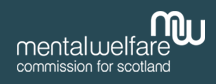Mental Welfare Commission for Scotland Logo