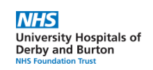 NHS University Hospitals of Derby & Burton Logo