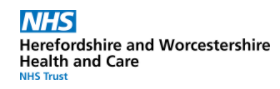 NHS Herefordshire & Worcestershire Trust Logo